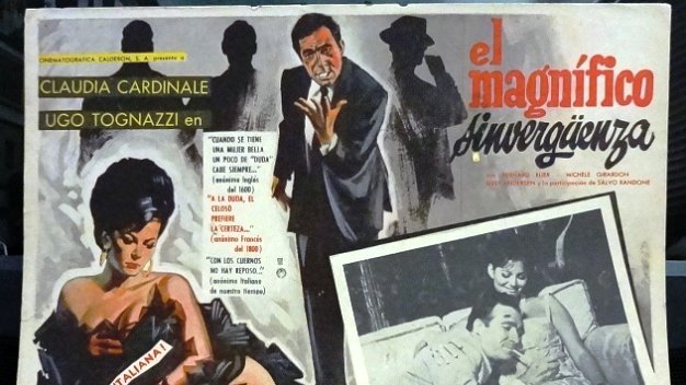 Sinverguenza For the film "El Magnifico Sinverguenza" with Claudia Cardinale and Ugo Tognazzi. Size is 12 by 16 inches. In good...